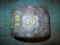 YORK Roundhead Half 80 Pound Blob Grip Number Side 1st Generation