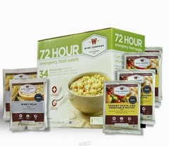 Wise Company 72 Hour Emergency Food Supply Storage Box 25 Year Shelf Life NEW