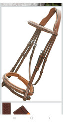 ExionPro Anatomical Snaffle Jumping Bridle – Leather Snaffle Bridle