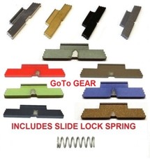 Extended Stainless Steel Slide Lock Lever + Spring For GLOCK 17 19 19X Gen 5
