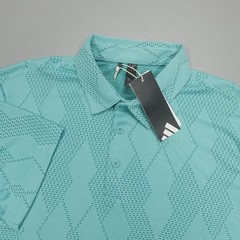 Adidas Men’s Ultimate Micro Texture Golf Polo Mint Ton Size M KA7898 $70