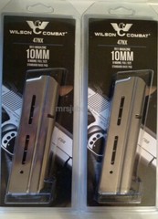 Lot of 2 – Wilson Combat 1911 Full Size 10mm 9 Round Magazine 47NX – FACTORY NEW
