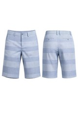 Puma Sport Lifestyle Golf Shorts MENS 38 GRAY BLUE Checkered PERFORMANCE