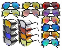 Titus Retro Aviator Safety Glasses Shooting Motorcycle Eye Protection ANSI Z87.1