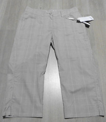 Daily Sports Women’s Size 4 Golf Capri Stockholm Pants Beige Plaid 4 Pockets NWT