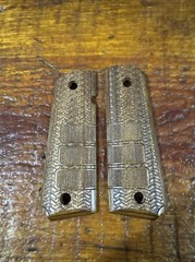 Beautiful Altamont Basketweave Grips For Colt 1911 Government Models. (371)