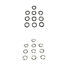 PACK OF 10, Stainless Steel & Steel Crush Washer For 49/64″