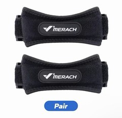MERACH Adjustable Wrist Wrap/Strap Pair Black for Exercise, Unisex Adults (2)