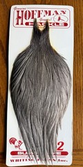 Hoffman Grade 2 Rooster Super Cape, Medium Grey Dun 473-SH-E-L
