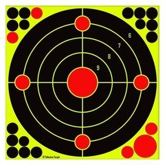 25 Pack 12×12 Inch Splatter Adhesive Targets Stickers, Reactive Shooting Targe
