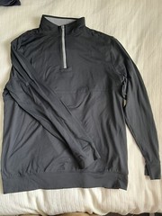 Breakfast Balls Black Golf Quarter Zip – L – NEVER WORN