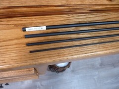 Classic Action IM6 Fly Rod Blank 7’6″3/4wt 4-piece Matt Black, Rod Building
