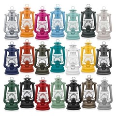 Feuerhand Outdoor Kerosene Lantern, Baby Special 276 Galvanized Hurricane, 10 in