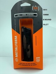1911 MAGAZINE 10MM 8RD MAG GOVT RND FOLLOWER REMOVABLE BASE METALFORM 10.277