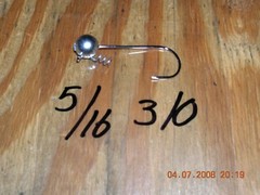 25 5/16oz Shake It Jigs Mustad 32798 Hooks W/ Screw Locs 3/0 4/0 or 5/0 U Choose