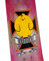 Birdhouse Lizzie Armanto Chickpea Pro Skateboard Deck ONLY 8in x 32 in Purple