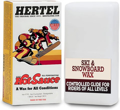Hertel Super Hotsauce All Temperature Ski and Snowboard Wax – Easy to Apply, Rub