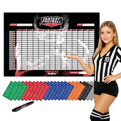 XL Fantasy Football Draft Board for The 2026-27 Season Kit – 50,000 + Sold