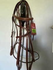 SHIRES NEW EX full raised english bridle NEW FREE SHIPPING