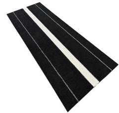 3′ x 10′ Black Softball Pitchers Pitching Training Baseball Mat Super Grip Foam