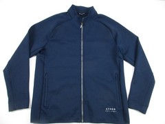 Mens XL Asher Golf Full Zip Jacket navy blue