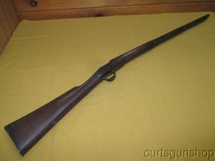 Vintage Belgium Flobert Military Musket Style Full Rifle Stock