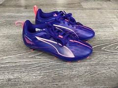 Puma Ultra 5 Play FG/AG Youth 1 Lapis Lazuli Sunset Glow Soccer Cleats 107689-01