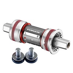 TOKEN ISO Square Taper Bottom Bracket,BSA Thread,102mm Length,Steel Bearings