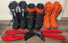 Atomic Backland Carbon Alpine Touring Boots 25.5 + Intuition Pro Tour Liners