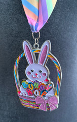 Challenge Medal Virtual Fitness – Yes.Fit World’s Largest Easter Bunny Hop 2021