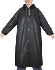 2 PACK EVA Rain Poncho, Reusable Rain Ponchos for Adults,Unisex Rain Coat w Hood