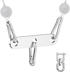 Stainless Steel Double to Single Pulley Adaptor Plate with Swivel for Cable M
