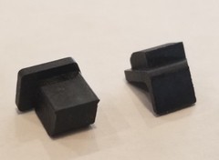 S&W M&P 1.0 M2.0 BLACK Manual Safety Frame Plugs Left Right Plug Full Size 2.0 9