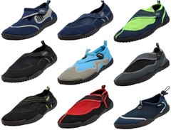 Norty Mens Water Shoes Aqua Socks Surf Yoga Exercise Pool Beach Swim Slip On NEW