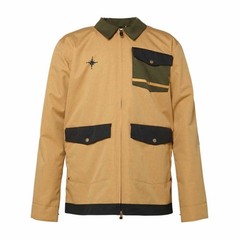 686 Forest Bailey Cosmic Shacket Jacket Men’s Small Camel Brown New