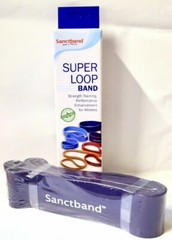 MADE IN MALAYSIA (SUPER HEAVY) PLUM SUPER LOOP Resistance Band Exercise 41″