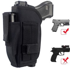 Tactical OWB Holster for Pistols with Flashlight or Laser Right Hand Universal