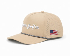 Rope Hat Snapback USA Flag Golf Hat Adjustable Men Cap
