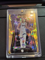 Domantas Sabonis Panini Select Gold Cracked Ice /10 2024-2025 Bookend 10/10