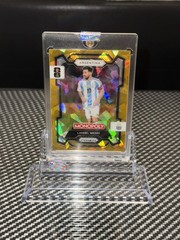 2026 Panini Prizm Monopoly Lionel Messi 1 FIFA World Cup Gold Cracked Ice