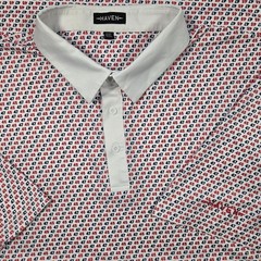 Haven Red White and Blue Commander in Chief 45/47 Trump Golf Polo Shirt Mens 4XL