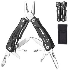 14 In 1 Pliers Mini Multitool Rugged Practical Portable Pocket Camping Tool US