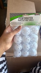 Pride Sports Perforated Practice Golf Balls – 12 Pack.