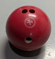 Faball Pink Hammer Bowling Ball 16 Lbs, Used, Scratches, Drilled