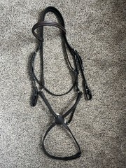 Gorgeous Horse Crosby Plain Raised Figure 8 Bridle Horse Brown England Quality