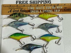 LOT OF 7 Berkley Frenzy Crankbajts FDS 0-5 FEET DIVERS FISHING LURES NICE LOT