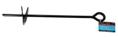 16″ 3/8″ dia. Steel Auger Stake Anchor for Securing Canopy Frames to Soft Ground