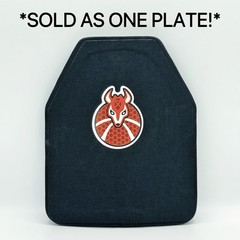IRON ARMADILLO® Level III 10×12 Super Lightweight 2.8LBS Rifle Rated Plate 1pc