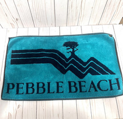 Vtg Pebble Beach Golf Course Golf Towel 23″ x 14″ Sir Christopher Hatton Belgium