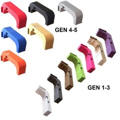 For GLOCK Gen 1 2 3 4 5 CUSTOM STIPPLED Extended Magazine Release Choose Model